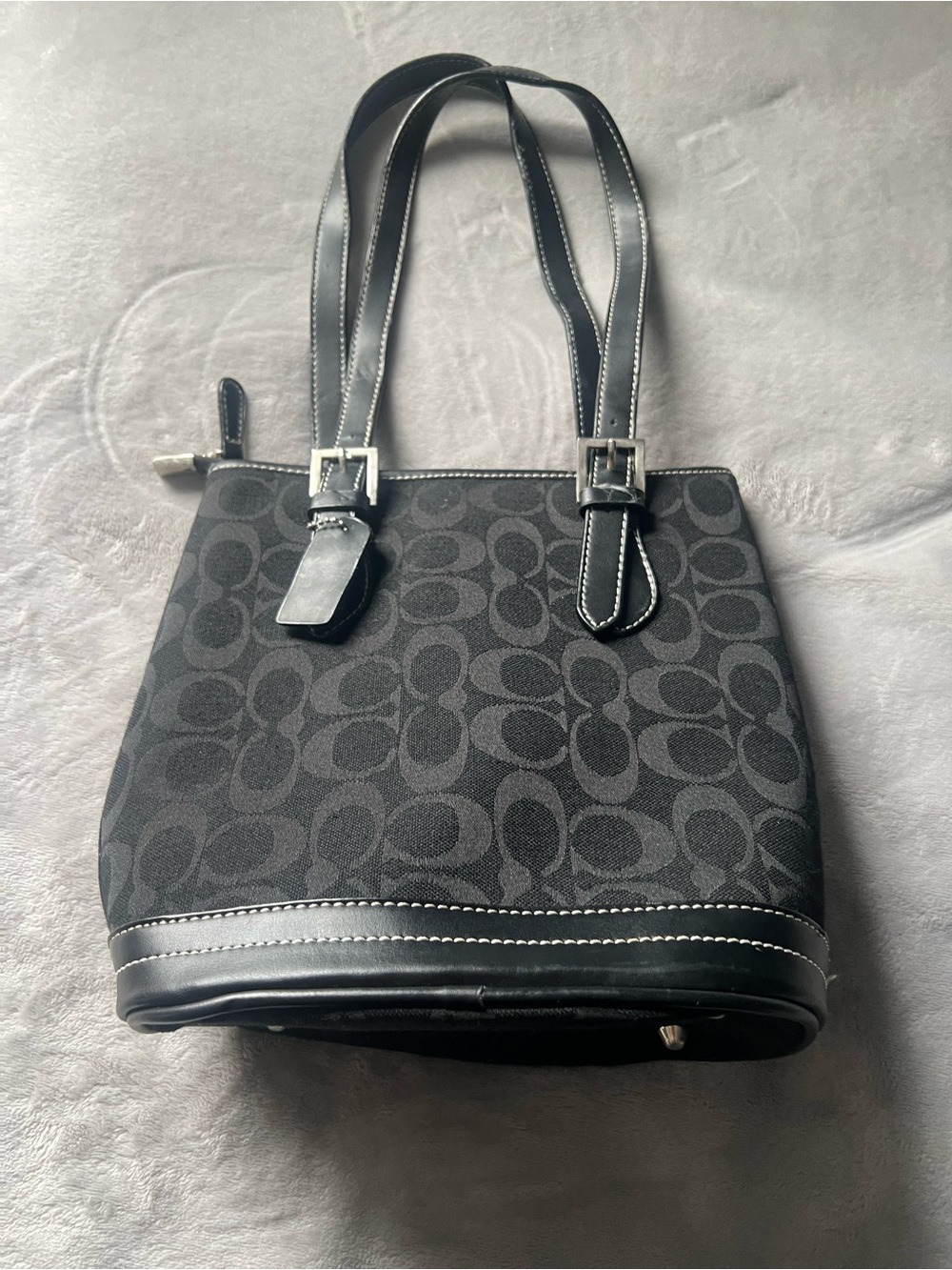 Classic Black Signature Tote Bag